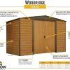arrow-wr1012-woodridge-eg-steel-storage-shed-10-by-12-feet-1780601517786-4 Arrow WR1012 Woodridge EG Steel Storage Shed, 10 by 12-Feet