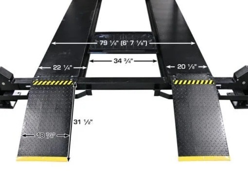 Atlas Apex 9 ALI Certified 9,000 lb 4-Post Lift