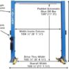 atlas-automotive-equipment-9ohsc-ss-2-post-vehicle-overhead-lift-11-9-1780601624764-5 ATLAS Automotive Equipment 9OHSC-SS 2-Post Vehicle Overhead Lift, 11’9” Minimum Ceiling Height, 9,000lb Capacity, Clear Floor, 11’10” Height, 3-Stage Front and 2-Stage Rear Arms, for DIY/Hobbyists