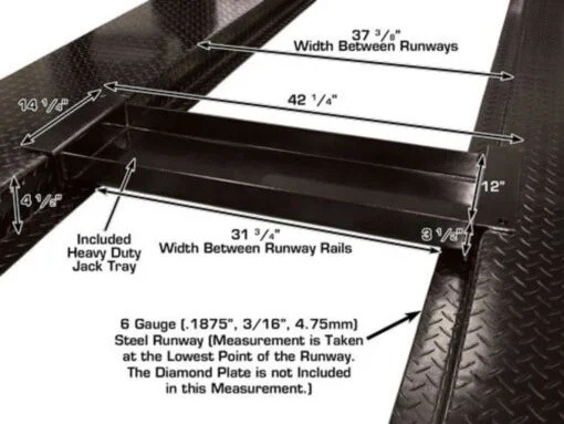 Atlas Garage PRO8000 8,000 lb 4-Post Lift