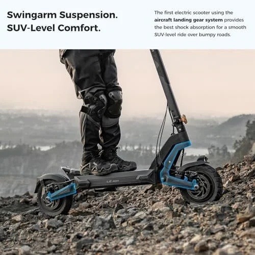 ausom-l2-max-2000w-dual-motor-electric-scooter-for-adults-56-miles-max-1780601757392-6 Ausom L2 Max 2000W Dual Motor Electric Scooter for Adults, 56 Miles Max Range Folding Off Road E Scooter, 31 Mph Top Speed,48V 20.8Ah Battery, E-ABS and Dual Disc Brakes, All-Round Lighting System