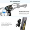 ausom-l2-max-2000w-dual-motor-electric-scooter-for-adults-56-miles-max-1780601759001-9 Ausom L2 Max 2000W Dual Motor Electric Scooter for Adults, 56 Miles Max Range Folding Off Road E Scooter, 31 Mph Top Speed,48V 20.8Ah Battery, E-ABS and Dual Disc Brakes, All-Round Lighting System