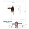 Backyard Discovery Timber Crossing Swing Set