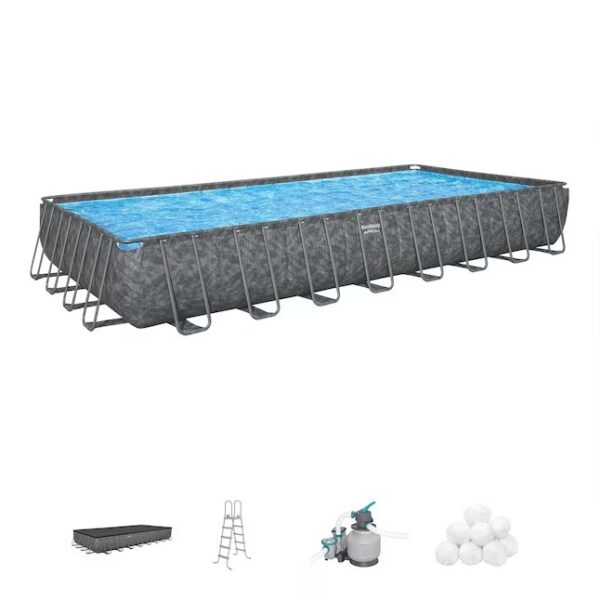 bestway-apx-365-rectangular-swimming-pool-above-ground-outdoor-backyar-1780602932445-1 Bestway APX 365 Rectangular Swimming Pool Above Ground Outdoor Backyard Framed Pool Set