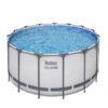 bestway-steel-pro-max-10-foot-x-30-inch-round-metal-frame-above-ground-1780602992932-5 Bestway Steel Pro MAX 10 Foot x 30 Inch Round Metal Frame Above Ground Outdoor Backyard Swimming Pool Set with 330 GPH Filter Pump