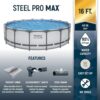 bestway-steel-pro-max-16-foot-x-48-inch-round-metal-frame-above-ground-1780603045064-5 Bestway Steel Pro MAX 16 Foot x 48 Inch Round Metal Frame Above Ground Outdoor Swimming Pool Set