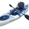BKC PK12 Angler Sit-on-Top Single Pedal Fishing Kayak