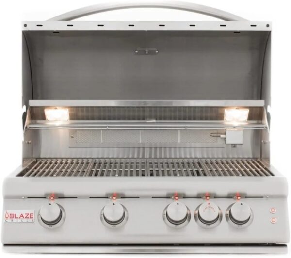 blaze-32-inch-4-burner-lte-gas-grill-with-rear-burner-and-built-in-lig-1780603257116-6 Blaze 32 Inch 4-Burner LTE Gas Grill with Rear Burner and Built-in Lighting System