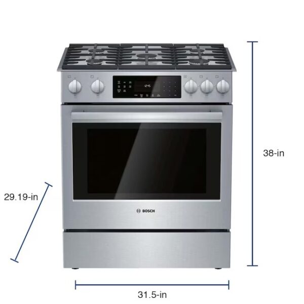 Bosch 800 Series Gas Slide-In Range HGI8056UC
