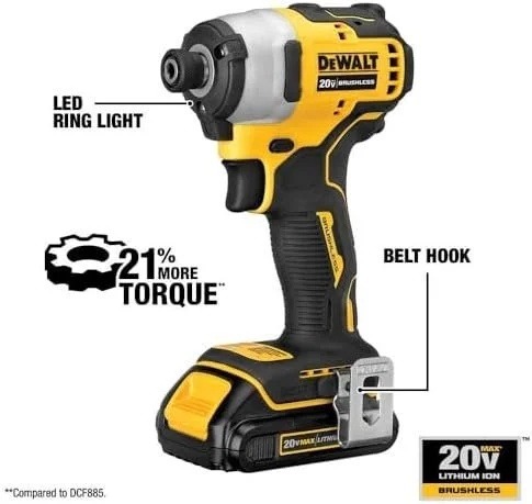 dewalt-atomic-20v-max-cordless-drill-combo-kit-compact-dck278c2-1780605148371-9 DEWALT ATOMIC 20V MAX* Cordless Drill Combo Kit, Compact (DCK278C2)