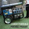 DuroMax 15,000-Watt Tri-Fuel Portable Generator XP15000HXT