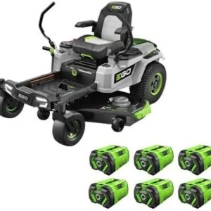 ego-power-electric-riding-lawn-mower-52-deck-with-zero-turn-radius-i-1780606360528-1 EGO Power+ Electric Riding Lawn Mower, 52″ Deck with Zero Turn Radius, Includes (6) 56V 12.0Ah Batteries and Charger – ZT5207L