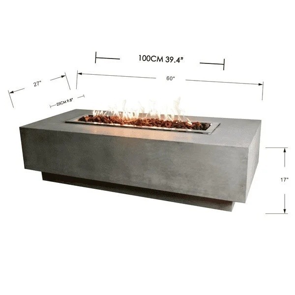 Elementi Granville Fire Pit Table