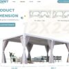 EROMMY 12’x24′ Outdoor Louvered Pergola Gazebo
