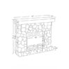 Festivo 44 in. Freestanding Electric Fireplace
