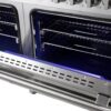 FORNO Massimo 60-Inch Freestanding Dual Fuel Range in Stainless Steel – FFSGS6125-60