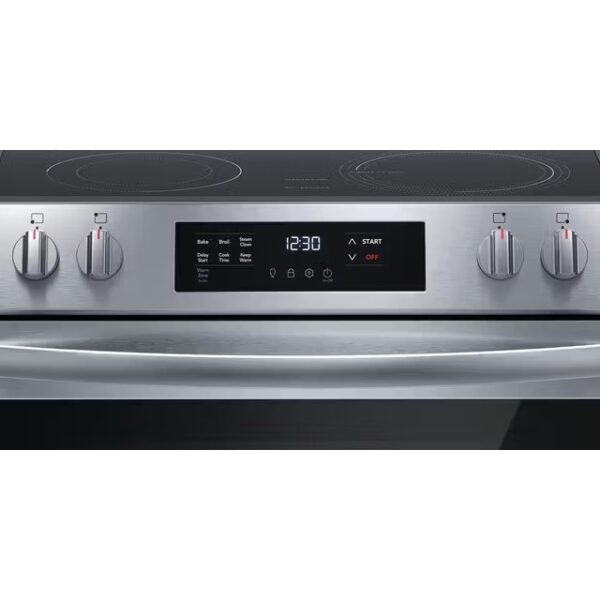 Frigidaire 30″ Front Control Electric Range FCFE3062AS