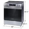 Frigidaire 30″ Front Control Electric Range FCFE3062AS