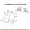 GE 30″ Freestanding Electric Range JB256DMBB