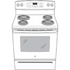GE 30″ Freestanding Electric Range JB256DMBB
