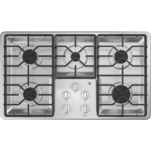 ge-36-built-in-gas-cooktop-jgp3036slss-1780607988237-1 GE 36″ Built-In Gas Cooktop JGP3036SLSS