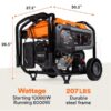 Generac GP8000E 10000 / 8000-Watt Portable Generator