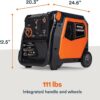Generac iQ5200 5200W Dual Fuel Portable Inverter Generator