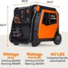 Generac iQ5200 DF 3900 Watt Electric Start Dual Fuel Inverter Generator