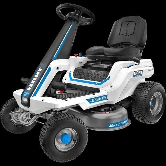 hart-80-volt-30-inch-deck-lithium-ion-riding-lawn-mower-kit-with-super-1780609204889-1 Hart 80-Volt 30-Inch Deck Lithium-Ion Riding Lawn Mower Kit with Super Charger