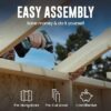 Heartland Asheville 10-ft x 12-ft Gable Style Wood Outdoor Storage Shed