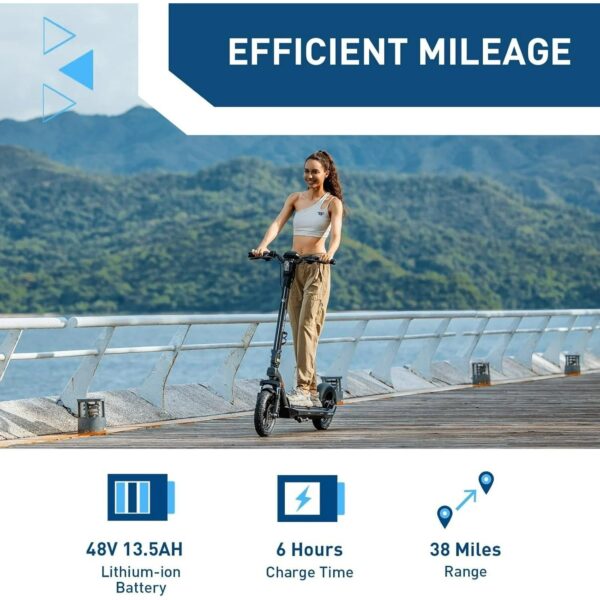 hiboy-x300-electric-scooter-700w-peak-motor-12-pneumatic-tires-23-mph-1780609352370-7 Hiboy X300 Electric Scooter, 700W Peak Motor, 12″ Pneumatic Tires, 23 Mph & 38 Miles Range, Folding Commuter Electric Scooter for Adults