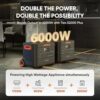 jackery-solar-generator-4000-kit-explorer-2000-plus-and-1x-packplus-e2-1780610920572-5 Jackery Solar Generator 4000 Kit, Explorer 2000 Plus and 1X PackPlus E2000 Plus Expandable Battery with 2X200W Solar Panel, 4085 Wh LiFePO4, 3000W Output for Outdoor RV Camping & Home Emergency