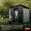 keter-outdoor-storage-shed-for-house-patio-yard-plastic-resin-artisa-1780611403227-3 Keter Outdoor Storage Shed, for House, Patio & Yard, Plastic Resin, Artisan, 7×7 Ft, Gray