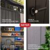 keter-outdoor-storage-shed-for-house-patio-yard-plastic-resin-artisa-1780611406998-5 Keter Outdoor Storage Shed, for House, Patio & Yard, Plastic Resin, Artisan, 7×7 Ft, Gray