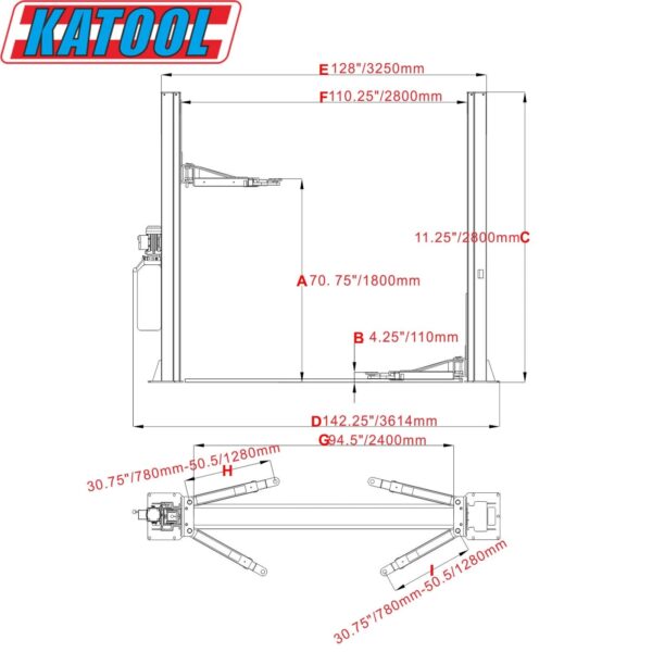 KT-X95 Full Rise Scissor Lift