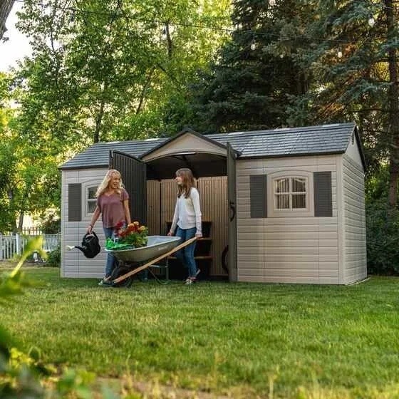 lifetime-legacy-15-8-plastic-storage-shed-kit-w-floor-1780612435685-4 Lifetime Legacy 15×8 Plastic Storage Shed Kit w/ Floor