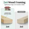 Little Cottage Co Value Gable Wood Shed Kit