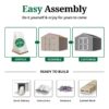Little Cottage Co Value Gable Wood Shed Kit