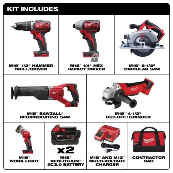 milwaukee-m18-cordless-lithium-ion-6-tool-combo-kit-1780613724186-13 Milwaukee M18 Cordless Lithium-Ion 6-Tool Combo Kit