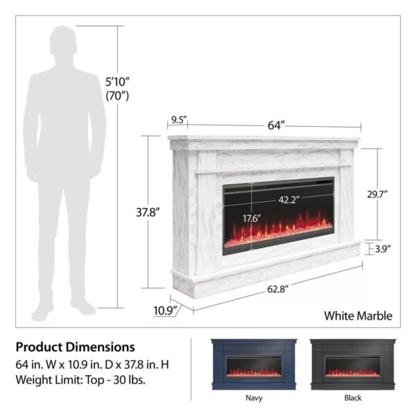 novogratz-waverly-wide-mantel-electric-fireplace-1780615049996-4 Novogratz Waverly Wide Mantel Electric Fireplace