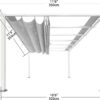 Paragon Outdoor Florence Freestanding Pergola PR100N1