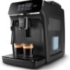 Philips 1200 Series Fully Automatic Espresso Machine, Classic Milk Frother, 2 Coffee Varieties, Intuitive Touch Display, 100% Ceramic Grinder, AquaClean Filter, Aroma Seal, Black (EP1220/04)