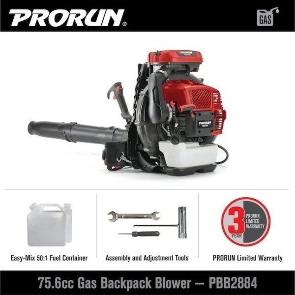 prorun-pbb2884-gas-backpack-leaf-blower-1780616234696-3 PRORUN PBB2884 Gas Backpack Leaf Blower