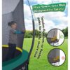 SkyBound 6ft outdoor Trampoline without springs, toddler springless trampoline with net for Kids and Adults, springless Trampoline with Enclosure for Backyard Indoor and Outdoor