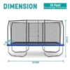 Skywalker 15′ x 9′ Rectangle Trampoline