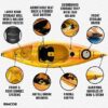 sun-dolphin-simcoe-10-4-sit-in-recreational-kayak-with-paddle-tequila-1780618460907-4 Sun Dolphin Simcoe 10.4, Sit-in Recreational Kayak with Paddle, Tequila Sunrise