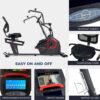 Sunny Health & Fitness Smart Recumbent Cross Trainer Elliptical Exercise Bike – SF-RB4886 SMART