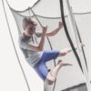 Vuly Safe Outdoor Trampoline Round Springless Trampolines With Safety Enclosure Net