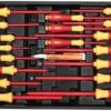 wiha-32800-insulated-tool-set-with-screwdrivers-nut-drivers-pliers-cut-1780621383815-4 Wiha 32800 Insulated Tool Set with Screwdrivers, Nut Drivers, Pliers, Cutters, Ruler, Knife and Sockets in Rolling Tool Case, 10,000 Volt Tested and 1000 Volt Rated, 80-Piece Set