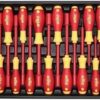 wiha-32800-insulated-tool-set-with-screwdrivers-nut-drivers-pliers-cut-1780621388051-9 Wiha 32800 Insulated Tool Set with Screwdrivers, Nut Drivers, Pliers, Cutters, Ruler, Knife and Sockets in Rolling Tool Case, 10,000 Volt Tested and 1000 Volt Rated, 80-Piece Set
